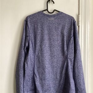Hurley long sleeve trail tee size  L heathered purple